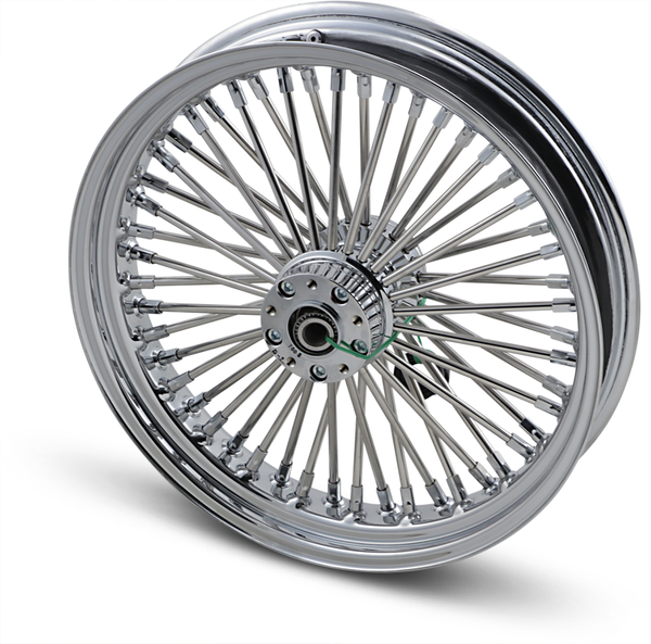 Fat Daddy 50-spoke Radial Laced Wheel Chrome, 1, nordicamoto.ro