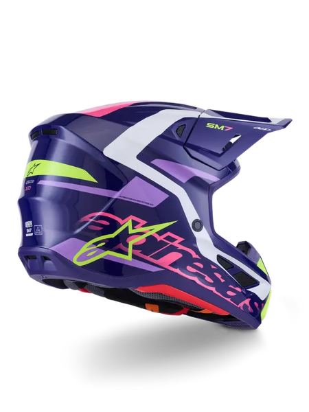 Cască Alpinestars SM7 Deed Purple-3