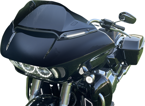 Genesis® 4 Dynamic Led Road Glide® Windshield Trim Black, 4, nordicamoto.ro
