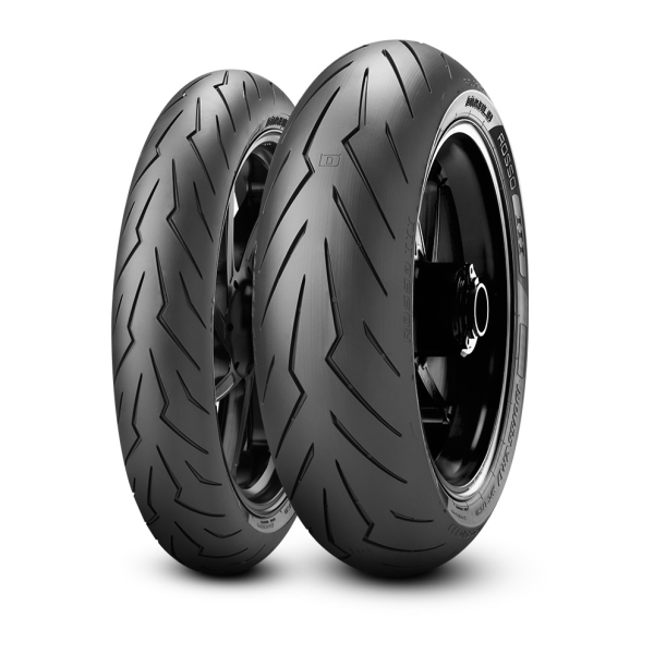 Set de anvelope 120/70ZR17 + 150/60ZR17 Pirelli Diablo Rosso III, 1, nordicamoto.ro