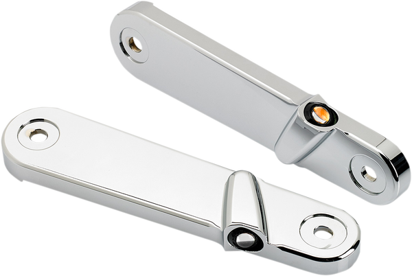 Streamliner Front Led Turn Signals Chrome, 1, nordicamoto.ro
