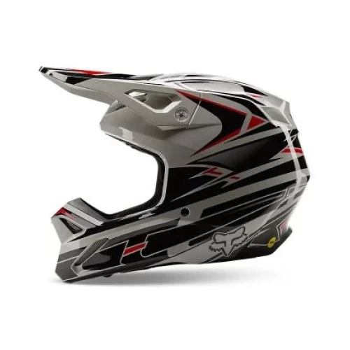 Casca Copii Fox V1 Goat Strafer Negru YL, 10, nordicamoto.ro