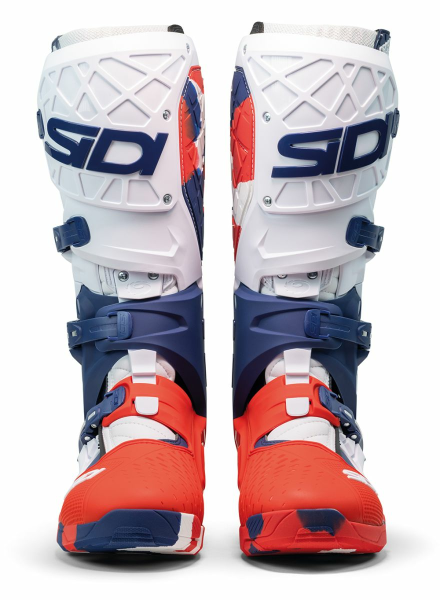 Cizme Sidi Crossair X White/Navy/Red-2