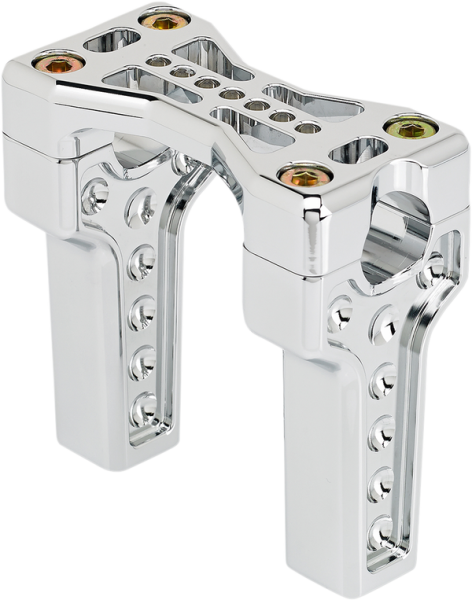 Bridge Handlebar Riser Kit Silver, 1, nordicamoto.ro