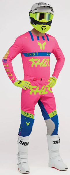 Pantaloni THOR Sportmode Flite Pink/Blue-5