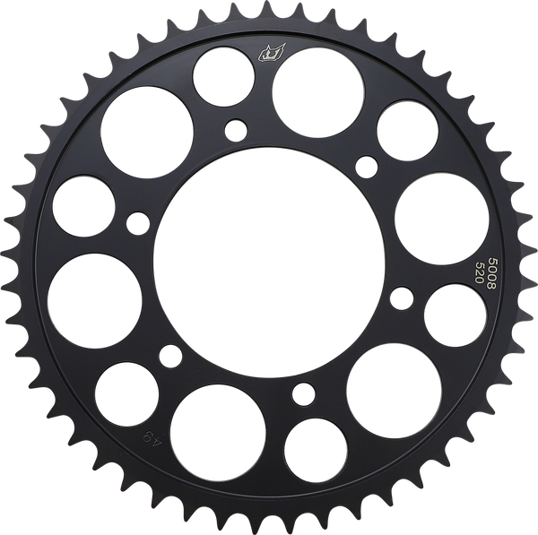 Lightweight Steel Sprocket Black, Zinc, 1, nordicamoto.ro