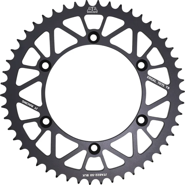 JT SPROCKETS Pinion spate negru, 1, nordicamoto.ro