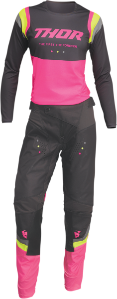 Tricou Dama Thor Pulse Rev Charcoal/Pink-4