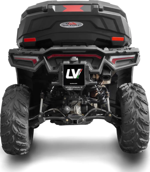 Tobă de eșapament LeoVince LV One Evo Slip-On pentru Polaris Sportsman XP 1000 2017-2024, 4, nordicamoto.ro