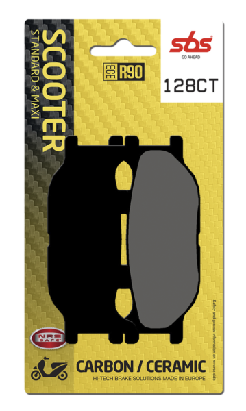 Ct Scooter Carbon Tech Organic Brake Pads, 2, nordicamoto.ro