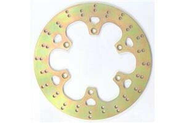 Round Hpsr Solid Brake Rotor Gold, Stainless Steel, Zinc, 1, nordicamoto.ro