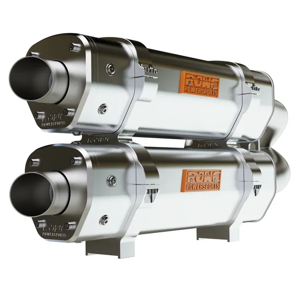 Apx Aluminium Slip-on Muffler Aluminum, Stainless Steel-1