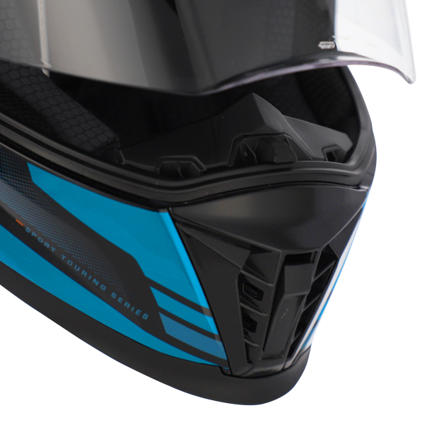Casca Acerbis X-Way Graphic Blue/Orange-2