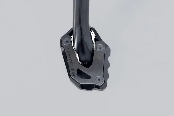 Sidestand Foot Extension Black, Silver -1