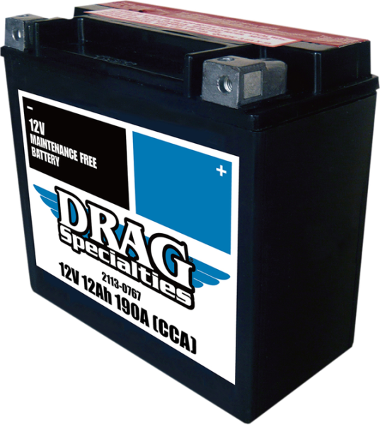 Battery Drag Specialties Ytx14l-ft Black, 4, nordicamoto.ro
