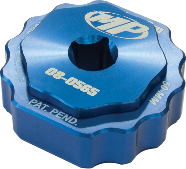Showa Twin Chamber Fork Cap Tool Anodized, Blue-1