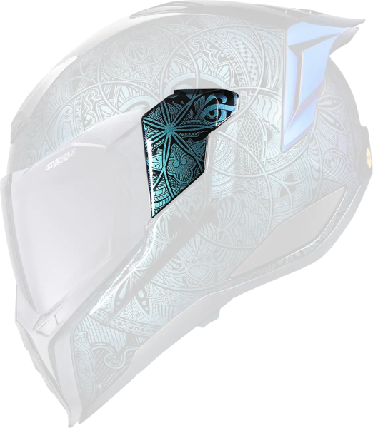 Ultraflite Helmet Side Plates Blue, 1, nordicamoto.ro