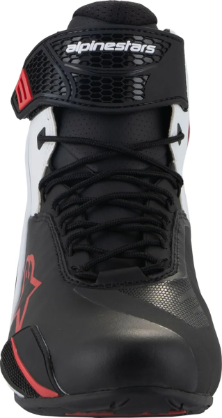 Ghete Alpinestars Faster-4 Black/White/Dark Red-2