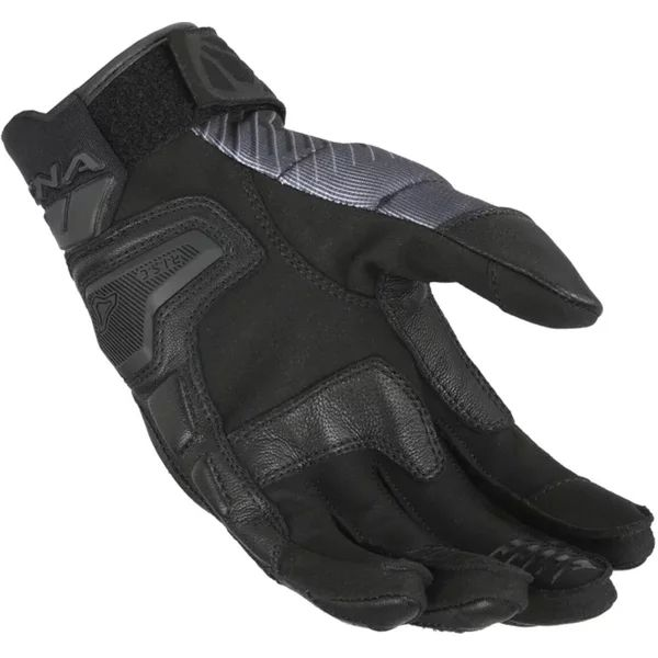 Manusi de piele vara MACNA RIME 2.0 XXL Negru/Portocaliu, 57, nordicamoto.ro
