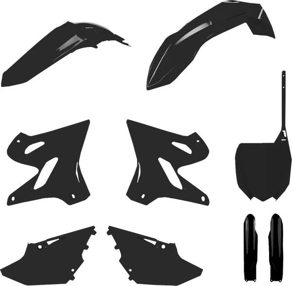 Set de carenaje pentru Yamaha, negru, 1, nordicamoto.ro