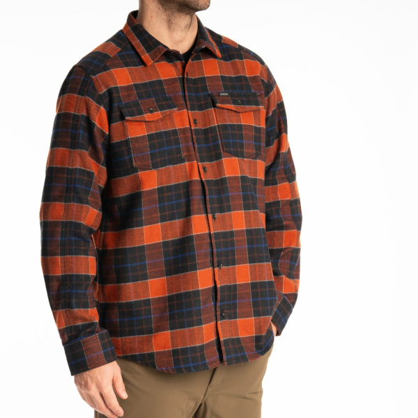 Camasa Klim Owen Heavyweight Flannel Picante - Black-15