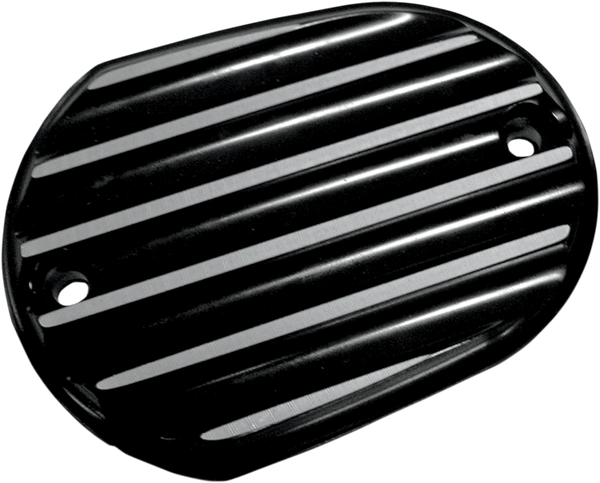 Front Brake Master Cylinder Cover Black, Silver, 1, nordicamoto.ro
