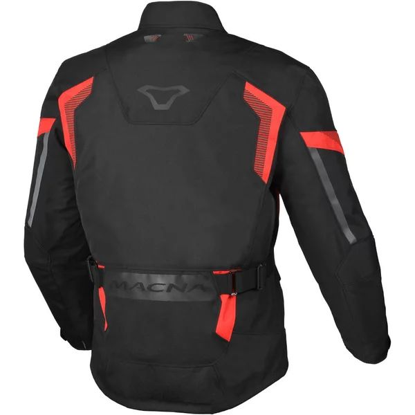 Geaca textil impermeabila MACNA VAULTURE S Negru/Rosu, 8, nordicamoto.ro