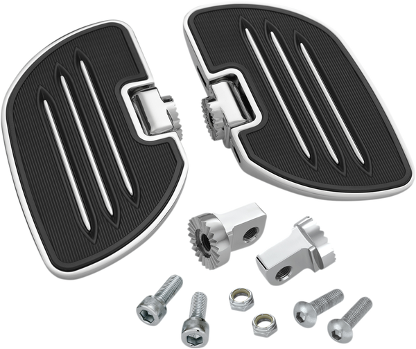 Commander Highway Board Black, Chrome, 3, nordicamoto.ro