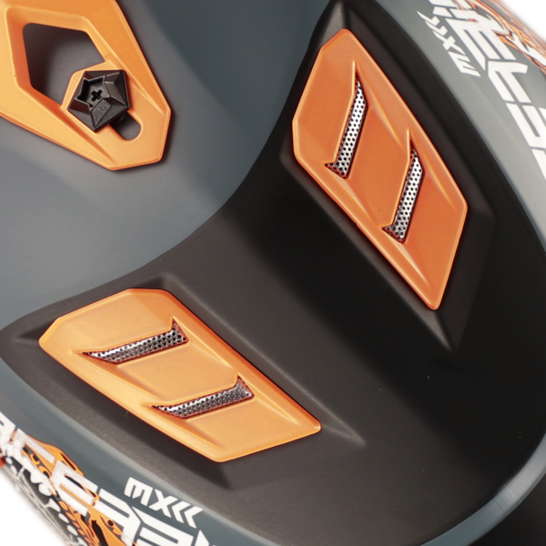 Casca Copii Acerbis Profile Black/Orange-2