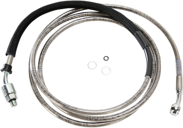 Stainless Steel Hydraulic Clutch Line Black +305 mm (12''), 1, nordicamoto.ro
