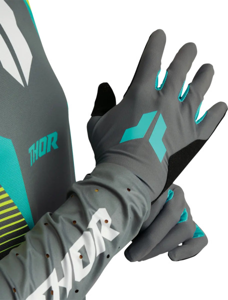 Womens Sportmode Iconic Gloves Gray -4