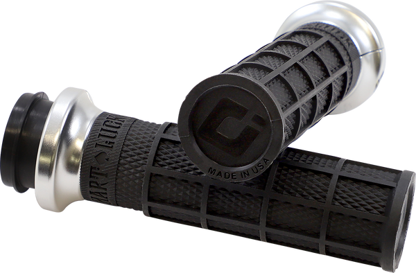 Harley Hart-luck Signature V-twin Lock-on Grips Black-2