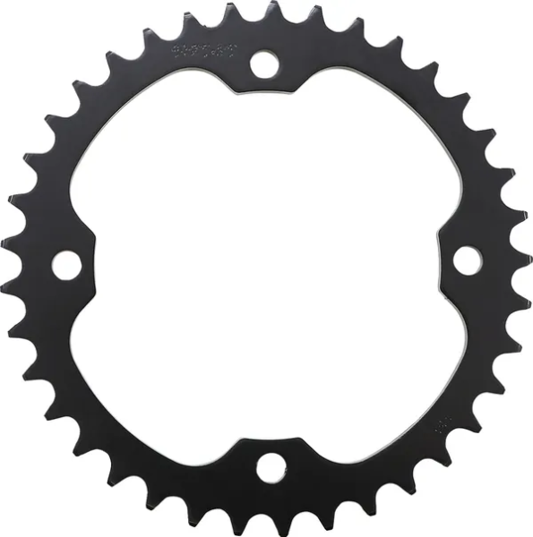 MOOSE RACING Steel Rear Sprocket Atv Black, Zinc Plated -0