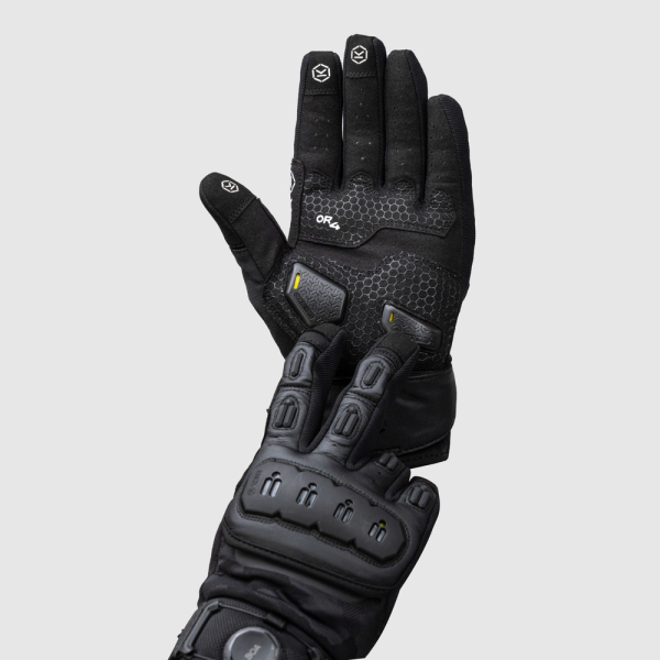 Mănuși Moto Knox Orsa Textile OR4 Negru, 12, nordicamoto.ro