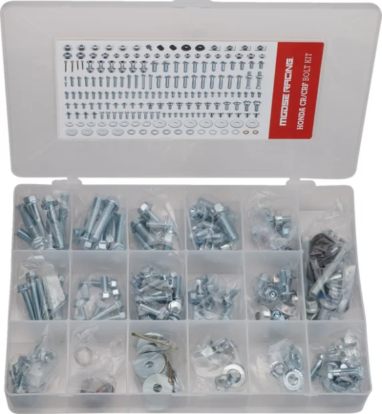 MOOSE RACING M1 Cr-crf Bolt Kit Gray, Silver, 1, nordicamoto.ro