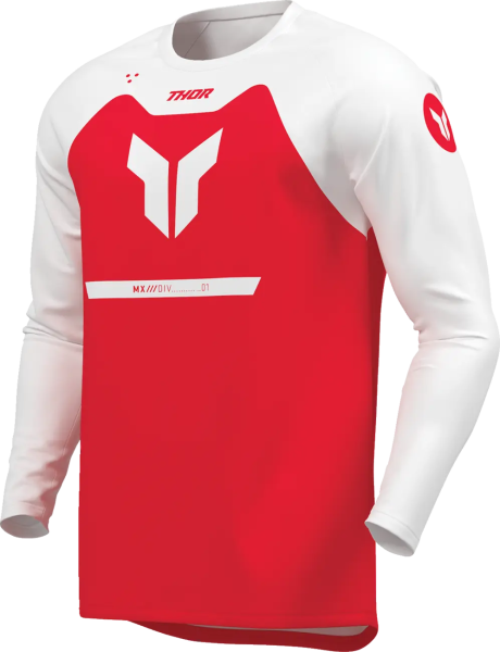 Youth Ridemode Menace Jersey White, Red -3