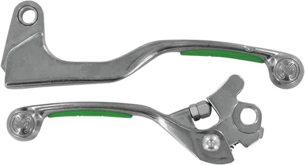 MOOSE RACING Competition Lever Green, Silver 