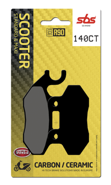 Ct Scooter Carbon Tech Organic Brake Pads, 2, nordicamoto.ro