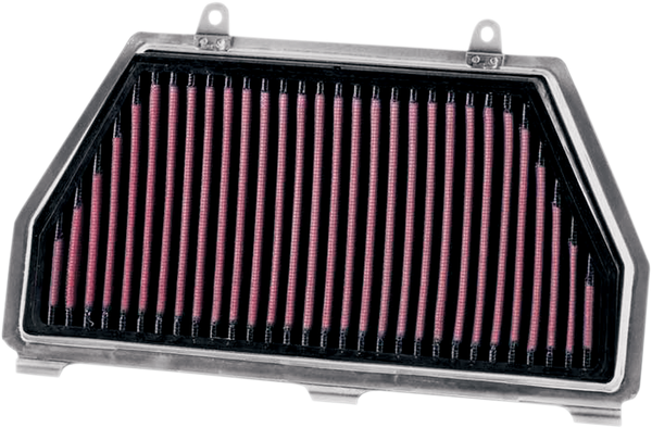 High-flow Air Filter Black, Red, 1, nordicamoto.ro
