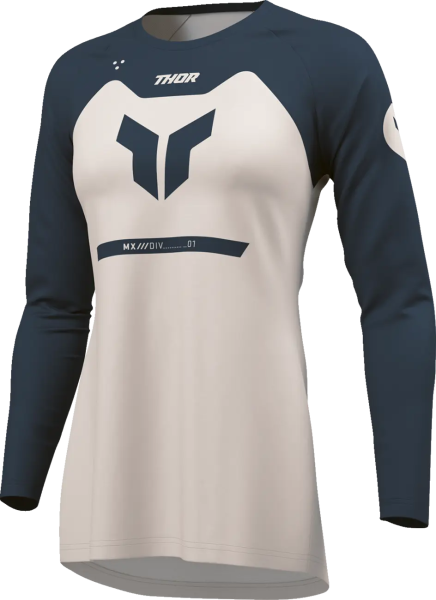 Womens Ridemode Menace Jersey Blue, Gray -4