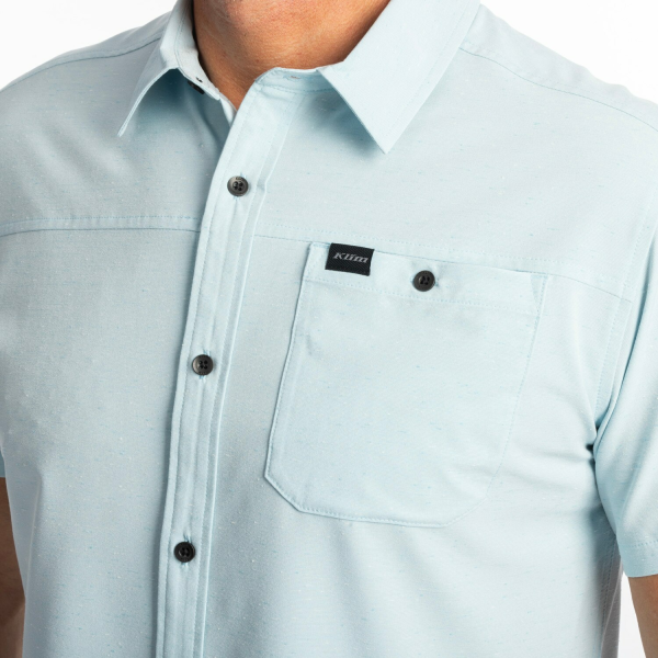Camasa Klim Colter Bay Stretch Aquamarine-7