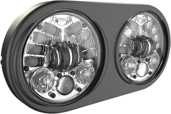 Adaptive 2 Led Headlights Chrome, 1, nordicamoto.ro