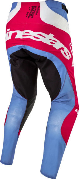 Pantaloni Alpinestars Techstar Ocuri Red/White/Light Blue, 4, nordicamoto.ro