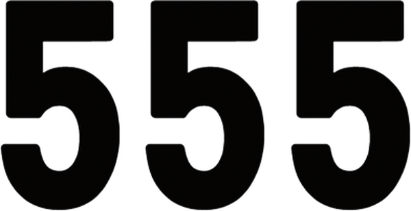 Pro Numbers Black, 1, nordicamoto.ro