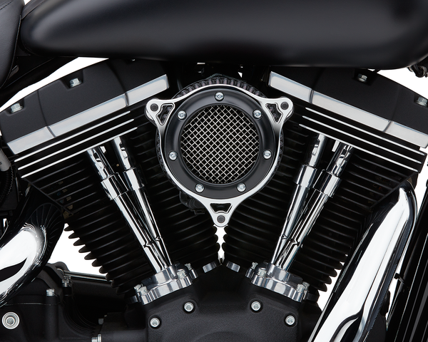Air Cleaner Kit Rpt Air Intake Black/chrome Black, 2, nordicamoto.ro