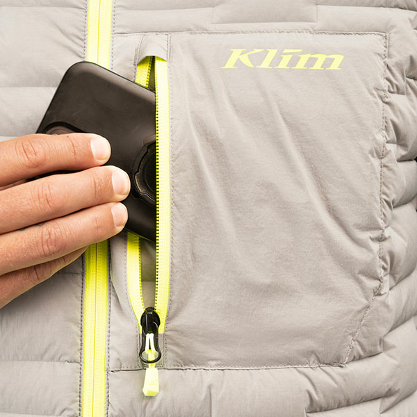Hanorac Klim Boulder Stretch Down Hybrid Dark Olive - Black-9