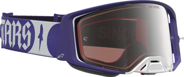 Ochelari Alpinestars Supertech Atrox Albastru/Alb/Lentila Colorata, 3, nordicamoto.ro