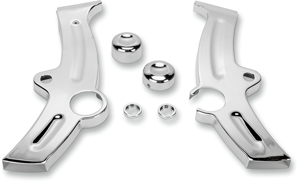 Boomerang Frame Covers Chrome, 1, nordicamoto.ro