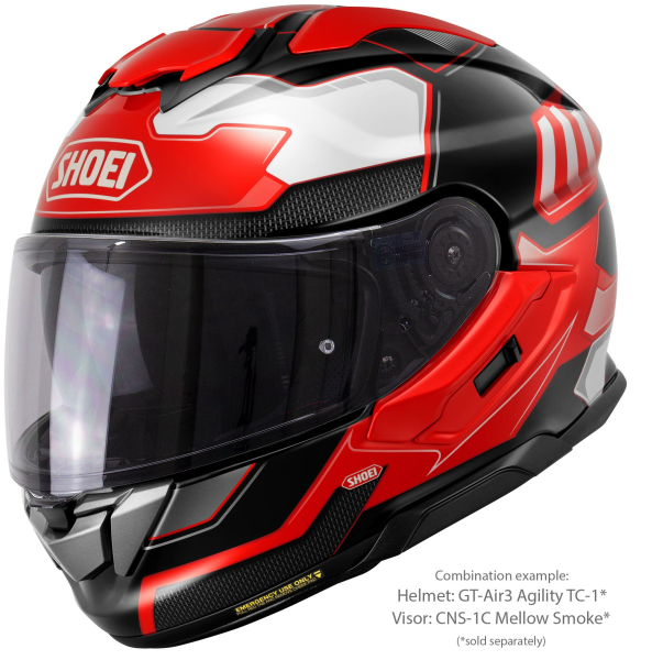 Casca integrala SHOEI GT-AIR3 AGILITY TC-1 Negru/Rosu/Alb XXL-1