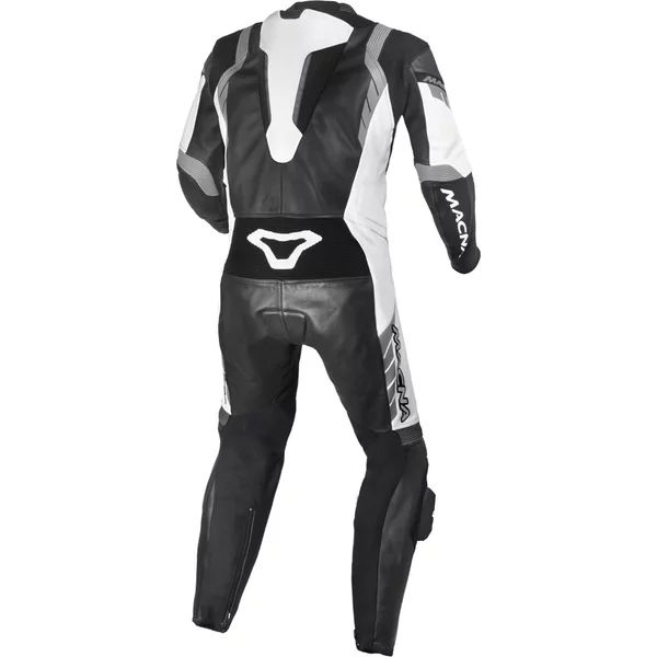 Combinezon de piele 1 piesa MACNA VARSHALL 52 Negru/Portocaliu/Alb, 2, nordicamoto.ro